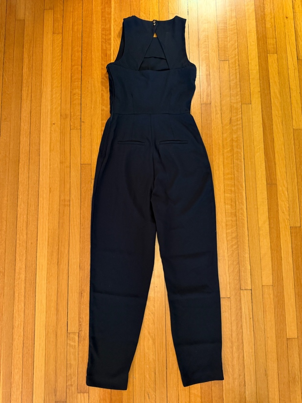 H&M Black Sleeveless Tailored Jumpsuit - Picture 8 of 8